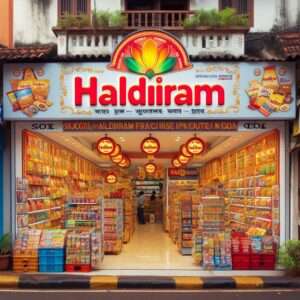Haldiram franchise storefront in Goa
